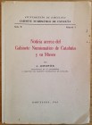 Amoros J. Noticia acerca del Gabinete Numismatico de Cataluna y su Museo. Barcelona 1949. Brossura ed. pp. 39, ill. in b/n f/t. Una mappa del museo. B...