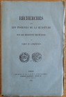 De Longperier H. Recherches sur Les Insignes de la Questure et sur les Recipients Monetaires. Paris 1868. Brossura ed. pp. 95, tavv. 3 in b/n. Intonso...