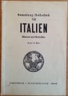 Dorotheum Sammlung Hollschek VII. Italien. Munzen und Medaillen. Wien 21-22-23 Mai 1958. Brossura ed. pp. 72, lotti 1958, tavv. VI in b/n. Buono stato