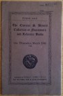 Elder T.L. The Clarence S. Bement Collection of Numismatic and Reference Books. New York 29 March 1923. Brossura ed. pp. 36, lotti 426. Buono stato