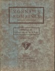 FLORANGE, CIANI. – Monnaies romaines consulaires & imperiales mannaie byzantines. Collection du Colonel Allotte de la Fuye. Parigi, 4-5 mai 1925. Ril....