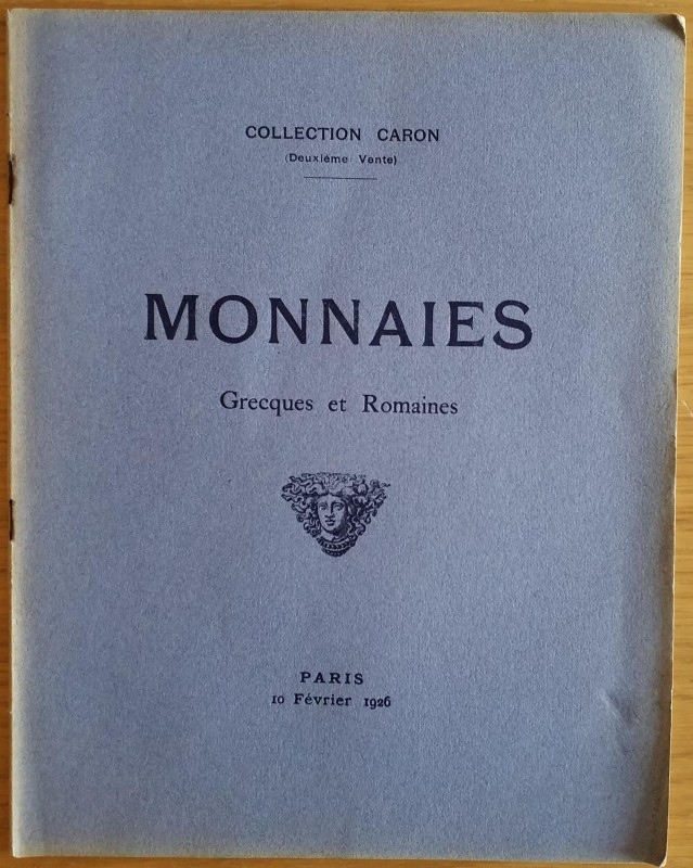 Florange M. J. Ciani M. L. Catalogue des Monnaies Grecques et Romaines, composan...