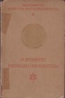 BERNHART Max. Medaillen und Plaketten. Berlin, 1920. Hardcover, pp. 272, ill. RARE back sticker