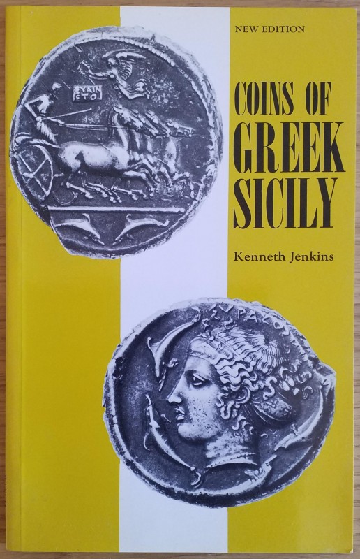 Jenkins K., Coins of Greek Sicily. London 1976. Softcover, 64pp., illustrations....