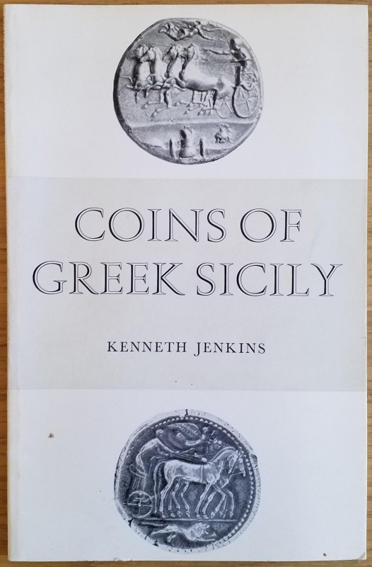 Jenkins K., Coins of Greek Sicily. London 1966. Softcover, 31pp., 16 plates. Goo...