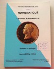 Argenor Auction. Librairie Numismatique. Paris 27 Avril 2001. Brossura ed. pp. 103, lotti 691, ill. in b/n. Con lista prezzi di realizzo. Buono stato
