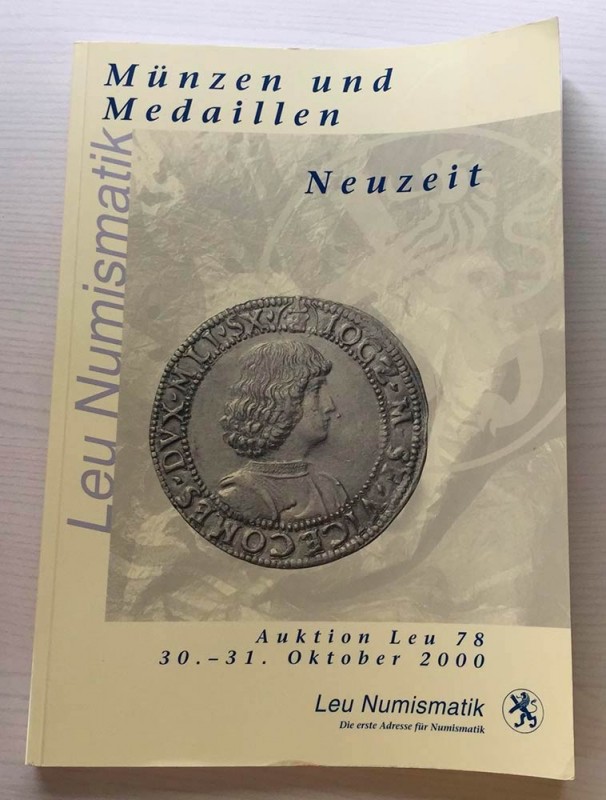 Leu Numismatik, Auktion 78. Munzen und Medaillen, Mittelalter Neuzeit. Zurich 30...