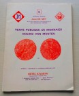 De Mey J. Auction 5 Vente de Monnaies. Brussel 21 Februar 1976. Brossura ed. pp. 36, lotti 815, tavv. X in b/n. Con lista prezzi di realizzo. Buono st...