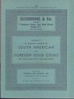 GLENDINING & Co. Auction London 23/1/1964. Catalogue of an important collection of South American and foreign gold coins, with some scarce silver coin...