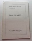 Loudmer G. Poulain H. Collection M.X. Monnaies Grecques, Romaines, Byzantines et Barbares...Paris 15-16 Juin 1976. Brossura ed. pp. 36, lotti 769, tav...