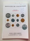 Poindessault B Vedrines J. Monnaies de Collection. Paris 28 Decembre 1999.Brossura ed. lotti 550, tavv. In b/n. Buono stato.