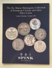 Spink Auction No. 122 The Dr. Bruno Mantegazza Collection of European Crowns and other Silver Coins. London 09 October 1997 Brossura ed. pp. 78, lotti...
