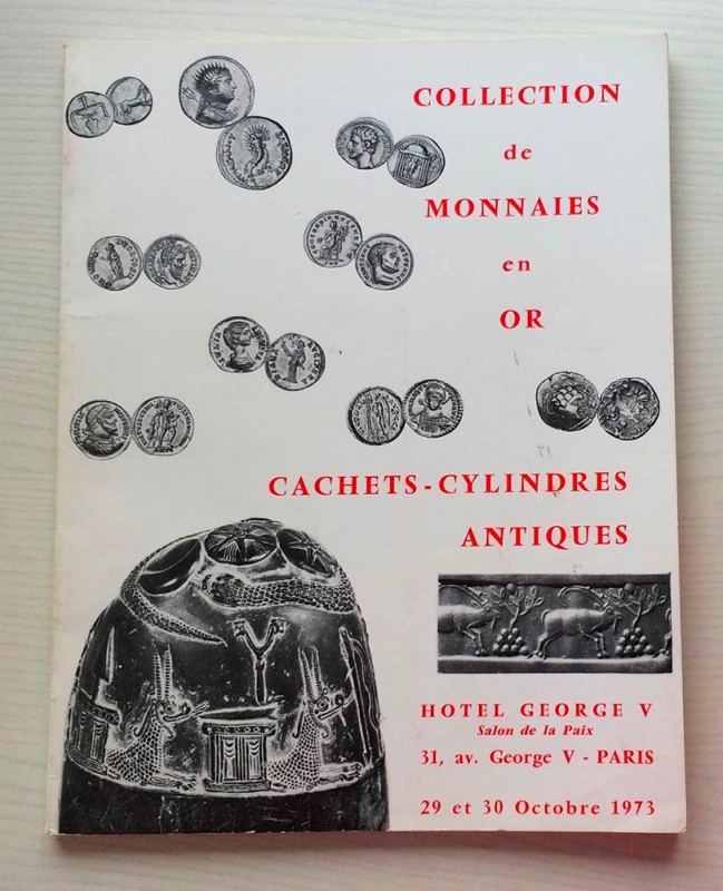 Vinchon F. B. Collection de Monnaie en Or. Importante Collection de Chachets et ...