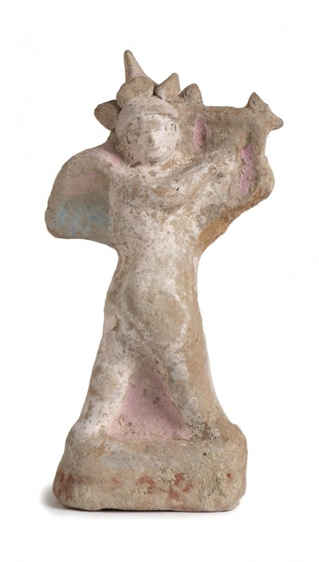 Greek Hellenistic Terracotta Eros, 2nd century BC; height cm 11,5; Very fine sta...