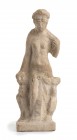 Greco-Roman Terracotta Statuette of Venus with Sphinx, 1st century BC - 1st century AD; height cm 21,6. Provenance: From the collection of a Diplomati...