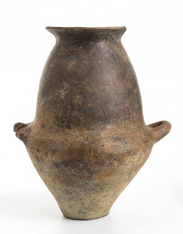 Villanovan Biconical Cinerary Urn, 9th - 8th century BC; height cm 40; One handl...