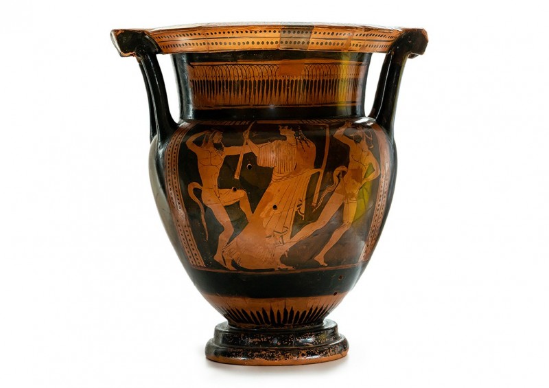 Attic Red-Figure Column Krater, First Mannerists Group, 470 - 460 BC; height cm ...