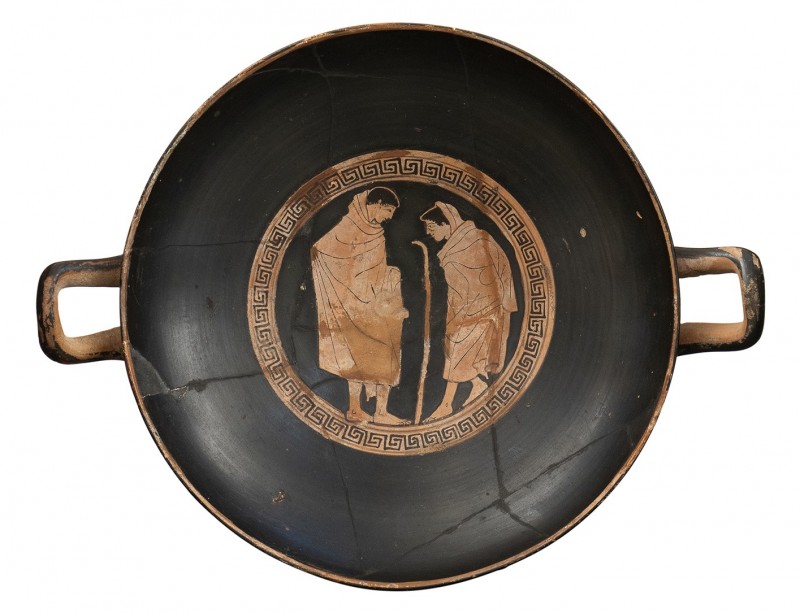 Attic Red-Figure Kylix, Attribuited to the Tarquinia Painter, ca. 470 - 460 BC; ...