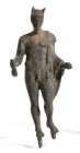 Roman Bronze Statuette of Hermes, 1st - 2nd century AD, height cm 13. Provenance: English private collection.