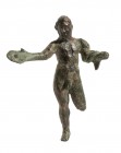 Roman Bronze Statuette of Hercules with Phiale, 3rd - 2nd century BC; height cm 6,5. Provenance: English private collection, acquired by the current o...