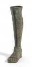 Grand Tour Bronze Leg in Roman Style, 19th century; height cm 16.