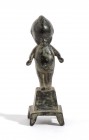 Grand Tour Bronze Statuette of a Standing Infant in Roman Style, 19th century; height cm 8.