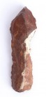 Giant Paleolithic Red Flint Blade; length cm 16; the bigger flint blade known is 23 cm, found in the burial of the "Young prince" (Arene Candide archa...