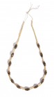 Greek Glass-Paste Necklace, 3rd - 1st century BC; length tot. cm 50. Provenance: English private collection.