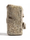 Islamic Lead Inscribed Amulet, 13th - 14th century; length cm 2,4. Provenance: English private collection.