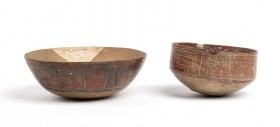 Couple of Bowls, Mexico, Nayarita Area, 4th century BC - 4th century AD; height max cm 6,8; diam. max cm 17; One bowl is characterized by a richly pol...