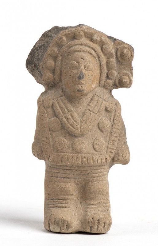 Terracotta Statuette of a Sciaman, Ecuador, Jama-Coaque Culture, ca. 6th - 12th ...