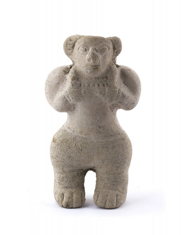 Terracotta Zoomorphic Statuette, Colombia and Ecuador, Tumaco-La Tolita Culture,...