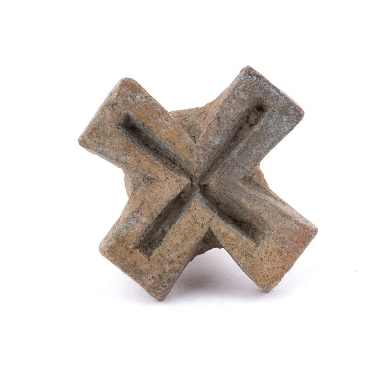 Terracotta pintadera, Colombia and Ecuador, Tumaco-La Tolita Culture, ca. 4th ce...
