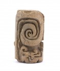 Terracotta cylindrical pintadera, Colombia and Ecuador, Tumaco-La Tolita Culture, ca. 4th century BC - 5th century AD; height cm 5,5. Provenance: From...