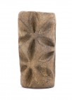 Terracotta cylindrical pintadera, Colombia and Ecuador, Tumaco-La Tolita Culture, ca. 4th century BC - 5th century AD; height cm 7. Provenance: From t...