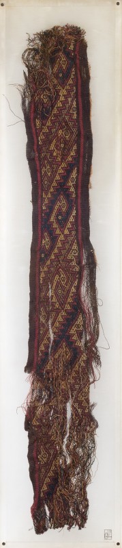 Textile with Geometric Pattern, Peru, Chancay Culture, ca. 12th - 13th century; ...