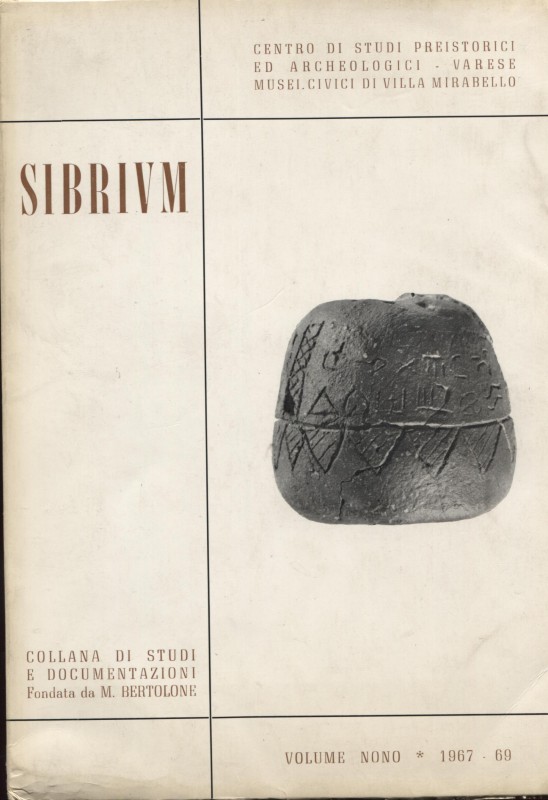 A.A.V.V. – SIBRIVM. Collana di studi e documentazione Varese Musei Civici di Vil...