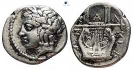 Macedon. Chalkidian League circa 382-365 BC. Tetrobol AR