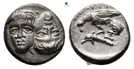 Moesia. Istros circa 420-300 BC. Quarter Drachm AR