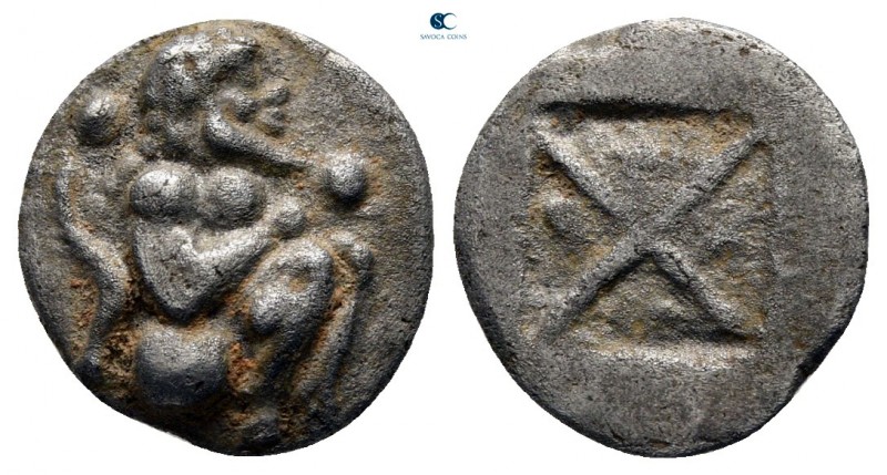 Thraco-Macedonian Region. Siris circa 525-480 BC. 
1/8 Stater AR

11 mm, 1,09...
