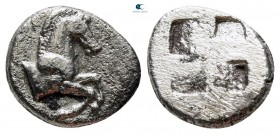 Thraco-Macedonian Region. Uncertain mint circa 500-480 BC. Diobol AR