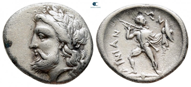 Thessaly. Ainianes, Hypata circa 400-300 BC. 
Drachm AR

17 mm, 2,63 g

Lau...
