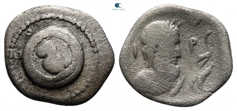 Thessaly. Larissa circa 370-360 BC. 
Trihemiobol AR

13 mm, 0,97 g

Hoof of...