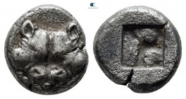 Lesbos. Unattributed Koinon mint circa 500-450 BC. BI 1/12 Stater