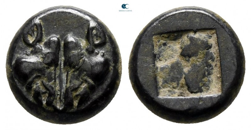 Lesbos. Unattributed Koinon mint circa 500-450 BC. 
BI 1/12 Stater

10 mm, 1,...