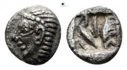 Ionia. Kolophon  circa 530-500 BC. Tetartemorion AR