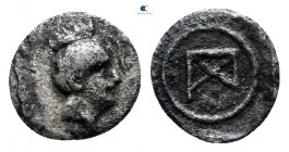 Cyprus. Salamis (?) circa 400-100 BC. Tetartemorion AR