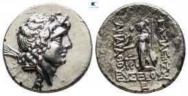 Kings of Cappadocia. Eusebeia under Mt. Argaios. Ariarathes IX Eusebes Philopator  101-87 BC. Dated  RY 5=96/5 BC. Drachm AR
