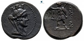 Seleucis and Pieria. Apameia circa 150-49 BC. Dated SE 263=BC 150/4. Bronze Æ