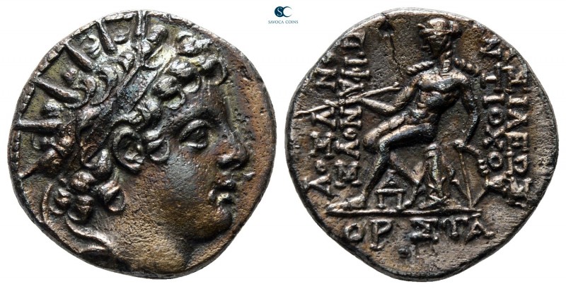 Seleukid Kingdom. Antioch. Antiochos VI Dionysos 144-142 BC. 
Drachm AR

18 m...